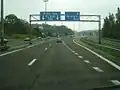 Die A27 in Höhe Verviers-Süd