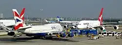 Foto von zwei Flugzeugen