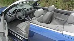 Innenraum eines Audi A4 B6 Cabriolet