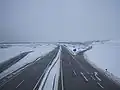 Hier in Schrick endete die A 5 bis 8.&nbsp;Dezember 2017.