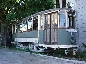 ACEGAT Tw 194 im Eisenbahnmuseum Triest Campo Marzio