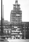 Bau des Hochhauses, Aufnahme vom 20. Juli 1928