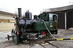 Dampflok WIDNAU der Dienstbahn der Internationalen Rheinregulierung