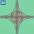 Autobahnkreuz „Turbine“