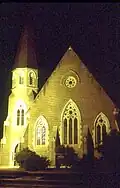 Die Presbyterian Church bei Nacht