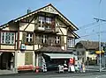 Liebevoll restaurierte Front der Station Aarwangen von 1907