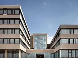 Zentralteil des ersten Gebäudes (Bauteil&nbsp;1)