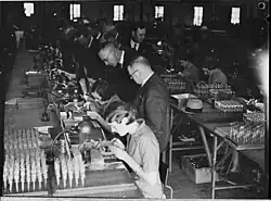 Fertigung im AWA‑Werk Ashfield (1936)