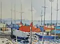 Bootshafen in Altnau am Bodensee, CH