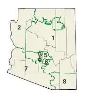 Arizona: Kongress-Wahlkreise
