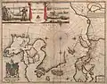 Karte aus The English Atlas, 1680