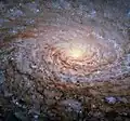 Hochaufgelöstes Bild des Zentrums, aufgenommen von dem Hubble-Weltraumteleskop