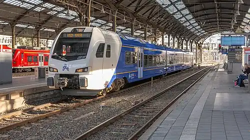 Dreiländerzug in Aachen Hbf