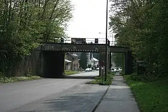 Eisenbahnbrücke bei Bildchen (Brücke seit 2013 nicht mehr existent)