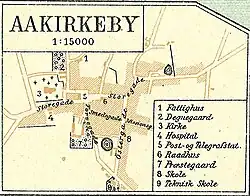 Karte um 1900
