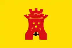 Flagge des Ortes Aardenburg
