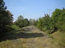 Bahntrasse nördlich von Dornach (2009)