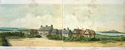 Panorama von St John's college, Tamaki, Auckland (1862)