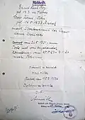 Abschrift vom 15. Juli 1936
