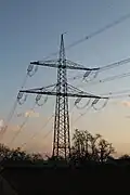 Abspannmast bei Geisingen