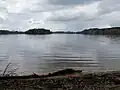 Abtsdorfer See mit Blick auf Leobendorf