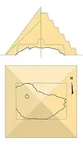 Rekonstruktionen der Lepsius-I-Pyramide (nach Nabil M. Swelim)