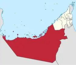 Das Emirat Abu Dhabi innerhalb der Vereinigten Arabischen Emirate