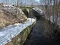 Die Abzucht nahe dem Klusfelsen
