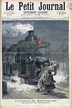 Unfall 1891 in Marly-le-Roi