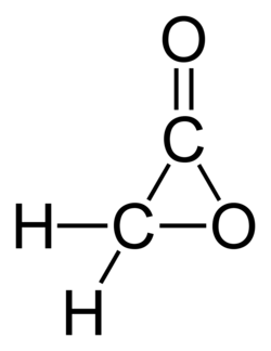 Strukturformel von Acetolacton