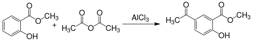Acetylierung von Methylsalicylat