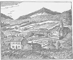 Achslach um 1850