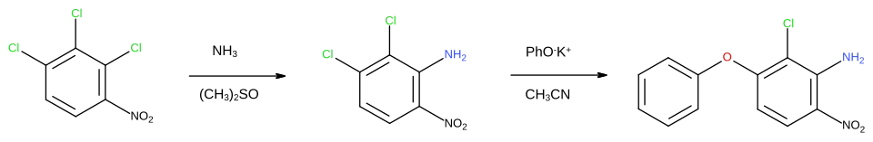 Synthese von Aclonifen