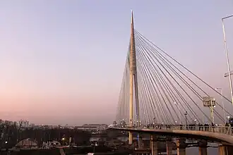 Savebrücke über die Ada Ciganlija