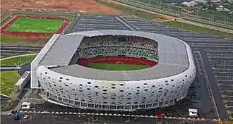 Das Adokiye Amiesimaka Stadium im Januar 2015