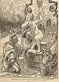 Adolphe Willette: Wilhelm II. sieht sich selbst im Spiegel der Wahrheit (8.7.15)