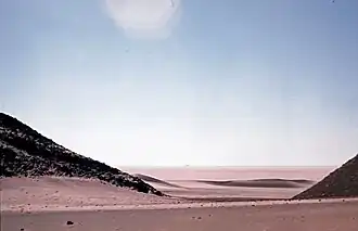 Blick vom Adrar Bous auf die Wüste Ténéré