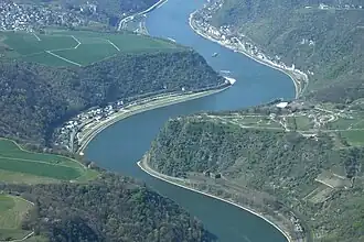 Luftbild der Loreley (2021)
