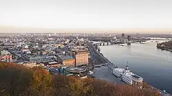 Blick auf Podil