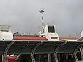 Terminal mit Schriftzug