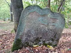 Grabmal für Rabbi Ascher Lämmle im jüdischen Friedhof, Affaltrach