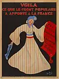 Voilà ce que le Front populaire a apporté à la France (Das hat die Volksfront Frankreich gebracht)