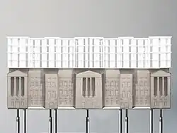 Architekturmodell auf einem Tisch