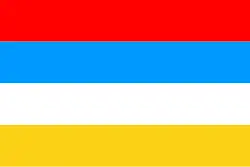 Reichsflagge der Afschariden (1736–1796)