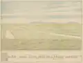 Pro-dänisches Plakat in Nordfriesisch: „An det smok Lunn skäl wi a Preuss auerlät?“ (deutsch: „Und dies schmucke Land sollen wir einem Preußen überlassen?“)