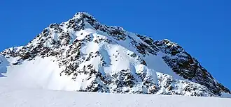 Die Agglsspitze vom Feuersteinferner (Nordosten)
