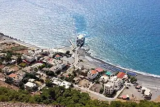 Dorf und Hafen von Agia Roumeli