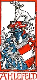 Wappengrafik von Otto Hupp im Münchener Kalender von 1905.