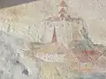 Ahnenkapelle der Schneeweiß, Drei Angel Kapelle Fresco in Arnoldstein