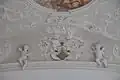 Stuckarbeiten mit Wappen